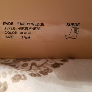 Michael Kors Shoes - Michael Kors suede wedge booties Michael Kors Shoes - Michael Kors suede wedge booties